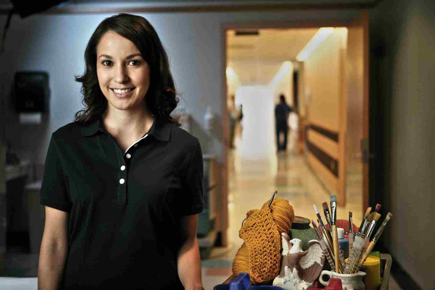 Lifestyle photo used to advertise VA services, showcasing professionalism and community care. Lifestyle Photograph for VA Services Advertising