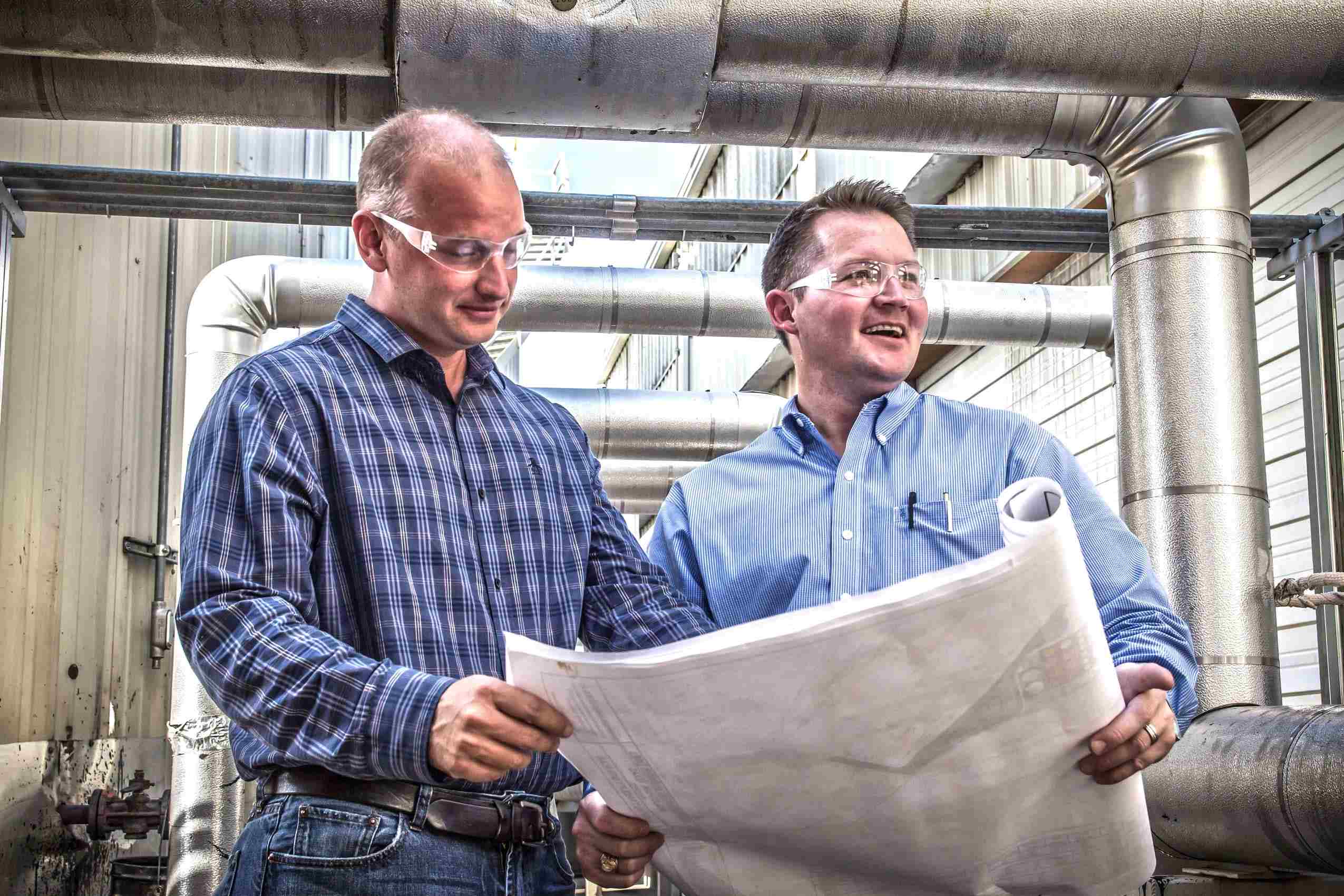 Commercial Portrait of Asphalt Plant Managers - Business and Professional Portraits in Dallas