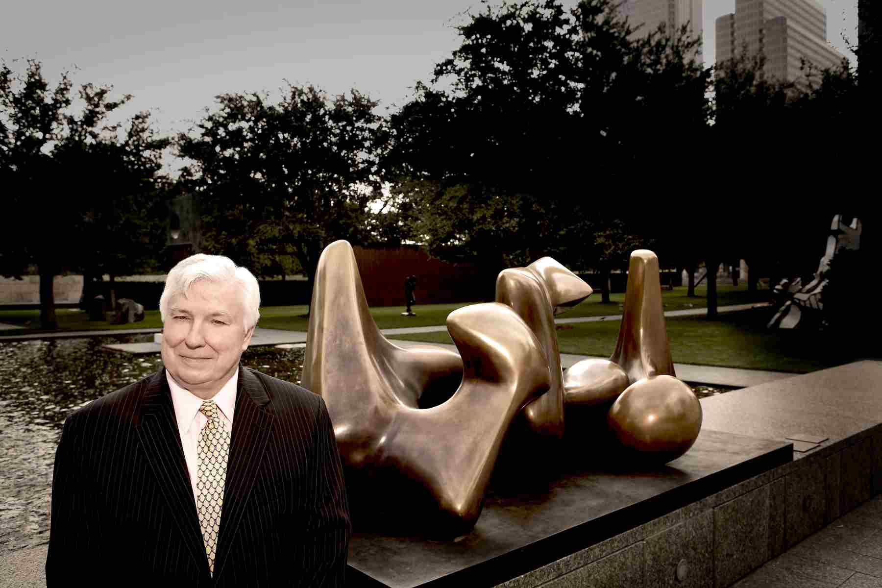 Timeless Elegance: Powerful Executive Portrait Shot at the Nasher Sculpture Center