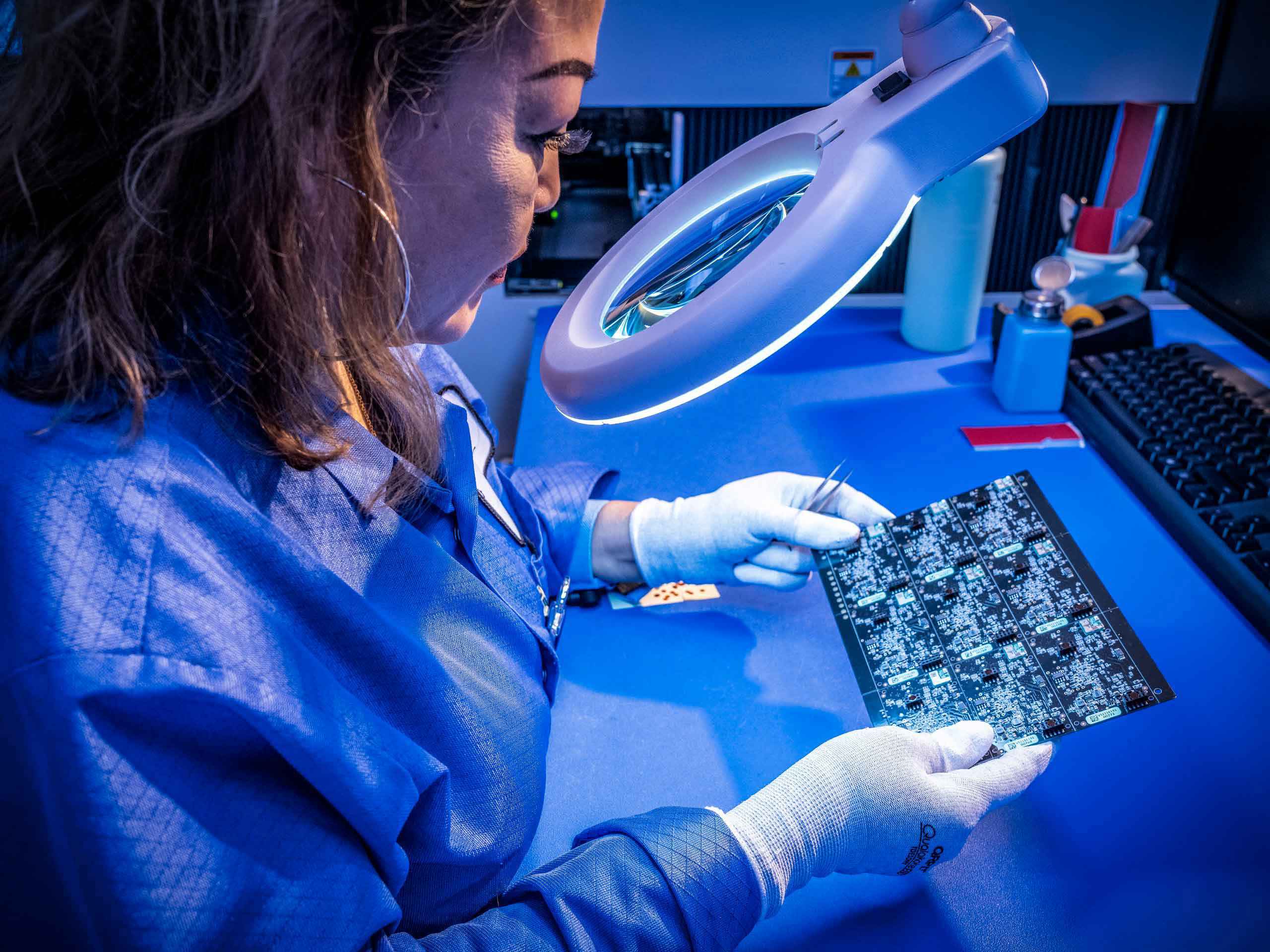 Industrial photo showcasing high-tech manufacturing processes, highlighting precision and quality for the manufacturing industry. Hi-Tech Manufacturing Photography and Video
