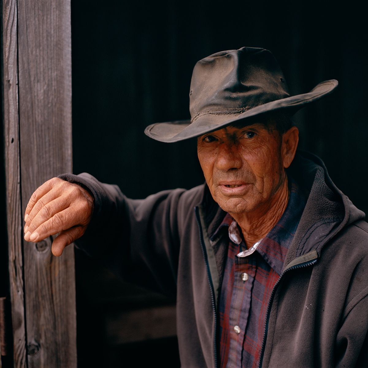 Dominic Muzzi.N.D. Muzzi Ranch. Family farming since 1968. Strawberries, beans, peas, pumpkins.
