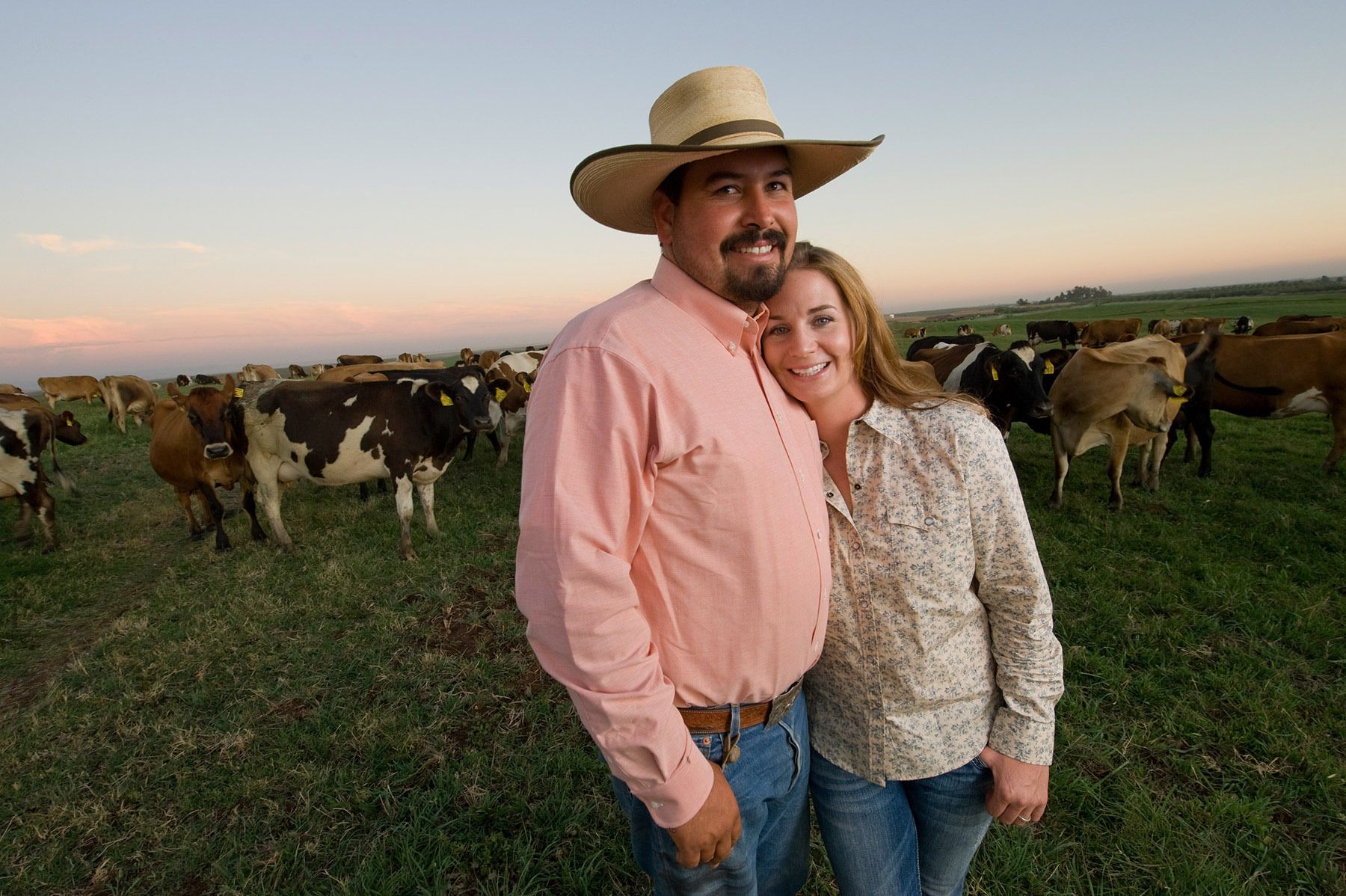 Zeb and Meridith Burroughs, California Cloverleaf farms.