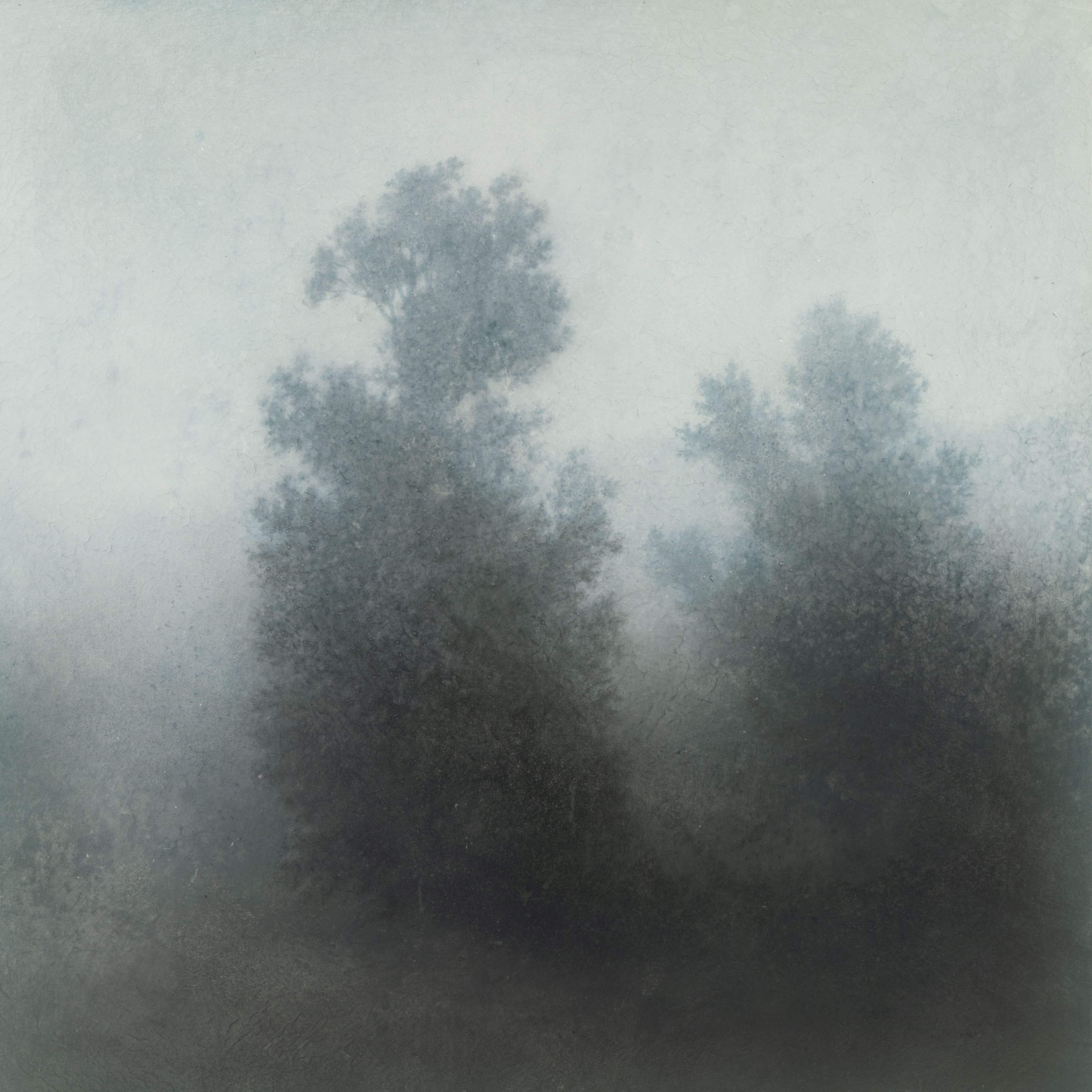 Mixed Media on Canvas, 48"h x 48"w Dew at Sanders Crossing, 2026