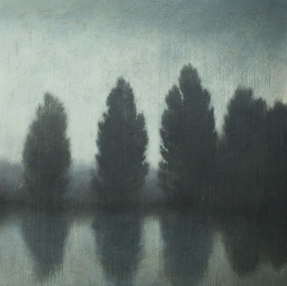 cedars on the river bank