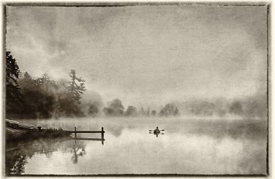 Photography on rice paper. BeaverLake