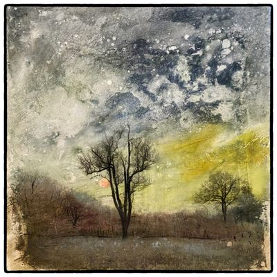 SOLD. Moonrise Over Indian Grave Gap