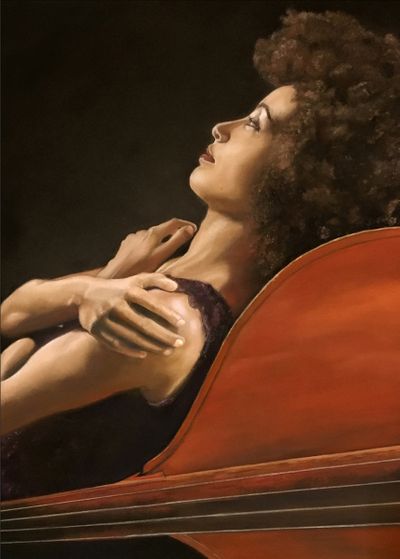 16 3/4 x 22 pastel on Sennelier paper. Available. Contact the artist. Esperanza Spalding