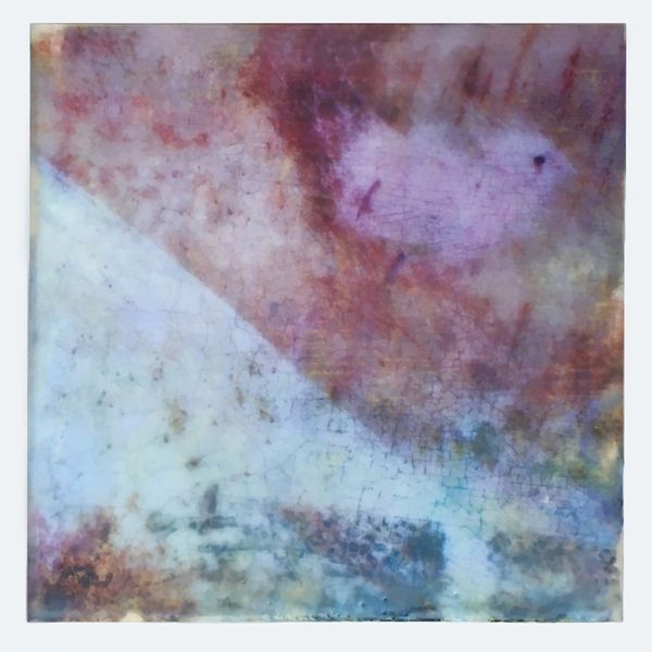 8 x 8 Encaustic image transfer on cradled panel. Available. Contact the artist. Tweet