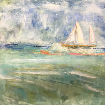 SOLD. Now available as a Giclee print reproduction. Contact the artist. Take Me Away