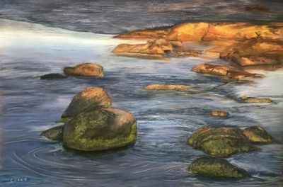 12x18 Pastel on board. Available. Contact the artist. Passage
