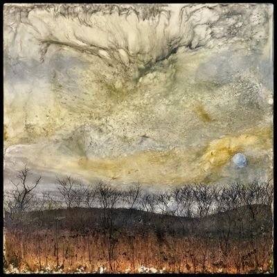SOLD Moon and Sky