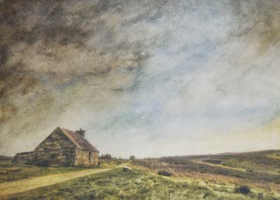 5x7 Watercolor Mixed media on paper. Available. The Bothy
