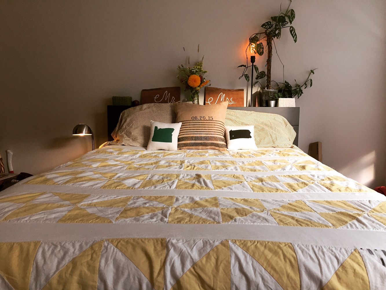 custom wedding quilt