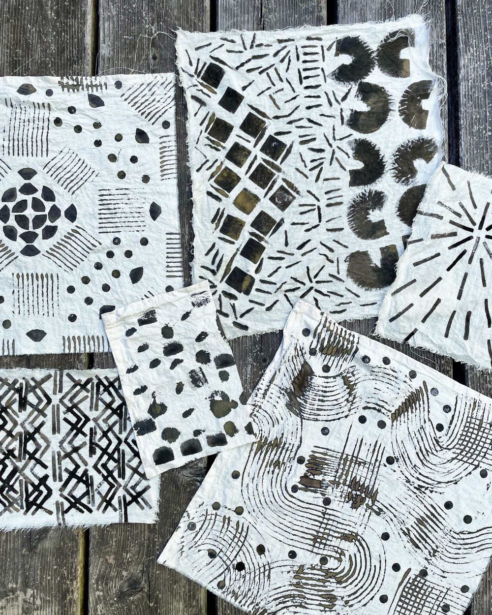 painting with ferrous solution