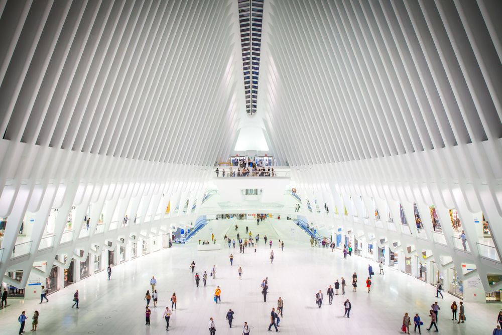 Oculus Concourse at the World Trade Center in NYC