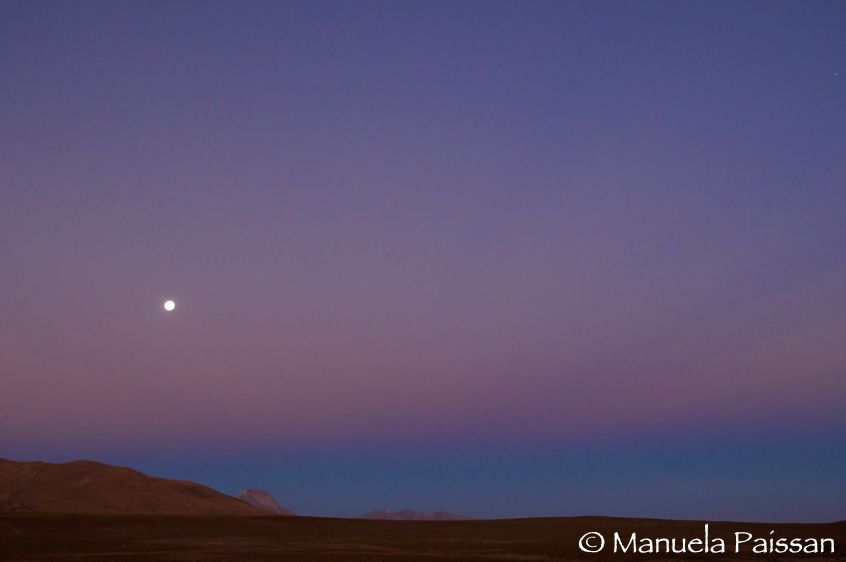 Nikon D300lens Nikon AF-S 14-24/2.8 IF-EDParque Nacional Volcan Isluga - Chile Crepuscolo