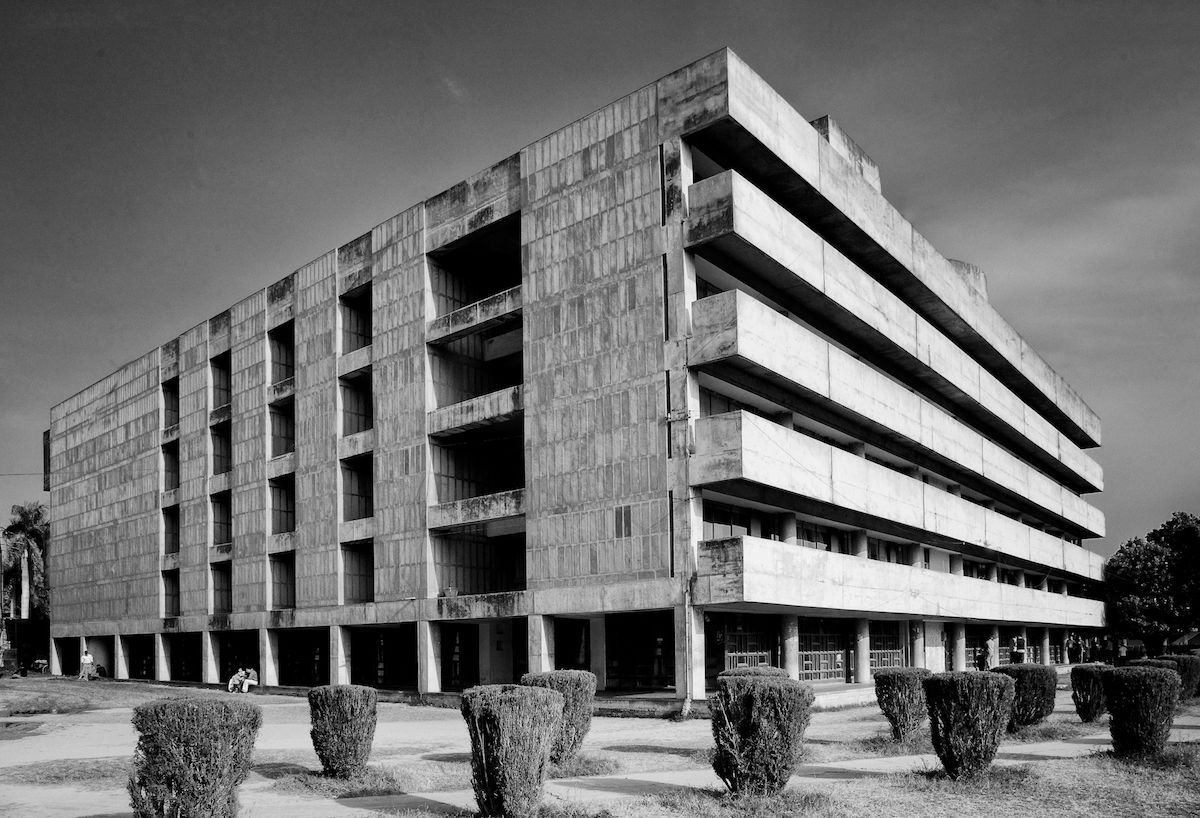Le Corbusier's Chandigarh - Library Punjab University