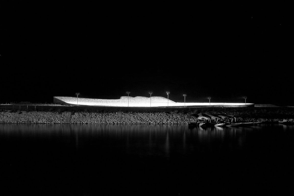 Le Corbusier's Chandigarh - Sukhna Lake at night