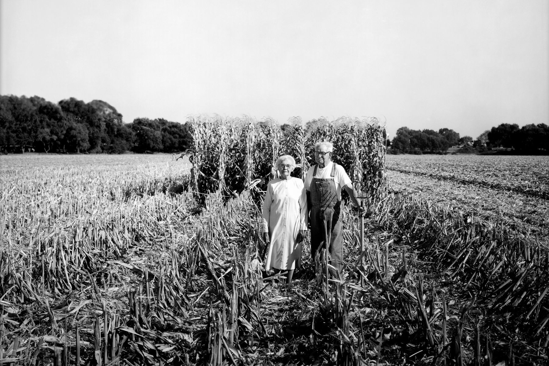 Marge & Les Herringer, The Last Eight Rows of Corn, Clarksburg, Ca. 102_retouched