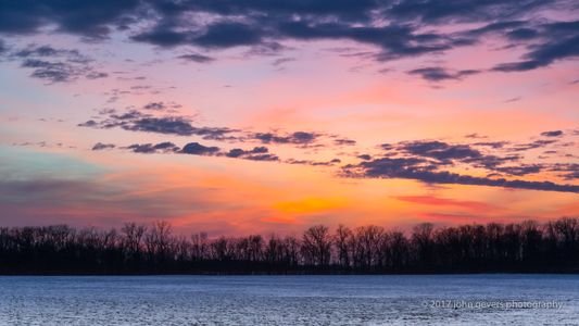 Winter sunset 1-122 • Rural Indiana