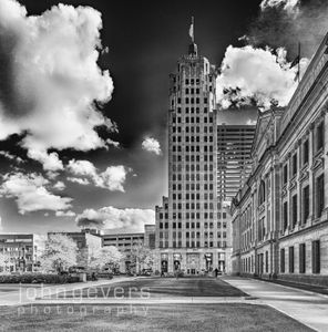 Lincoln Tower 1 B&W • Fort Wayne, Indiana