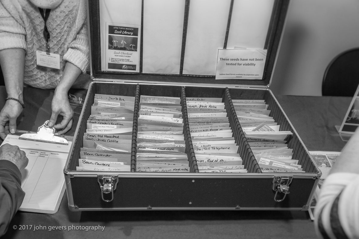 The Little Turtle Branch Seed Library was on hand to distribute seed samples. Forrest Pritchard-24-Edit.jpg