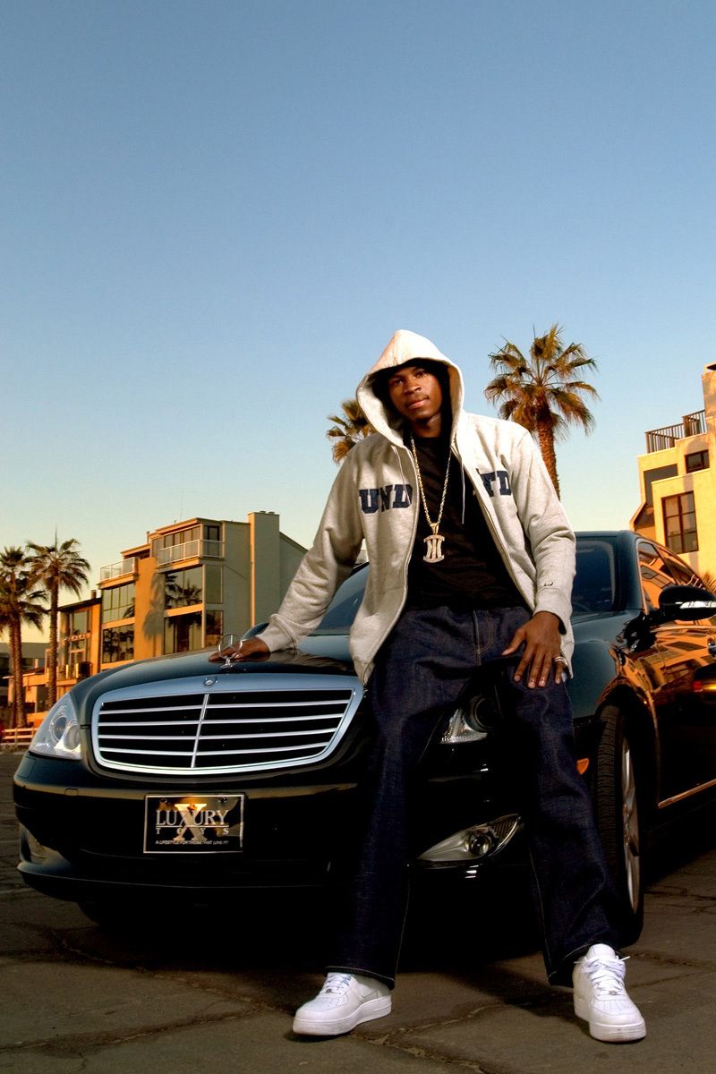 Fashion shoot with Smush Parker of the LA Lakers, shot for Dime magazine