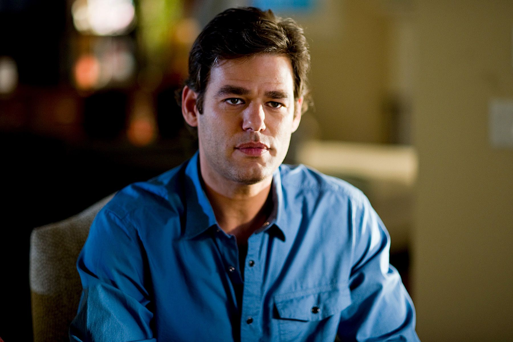 Ivan Sergei on set during the filming of Jewtopia.