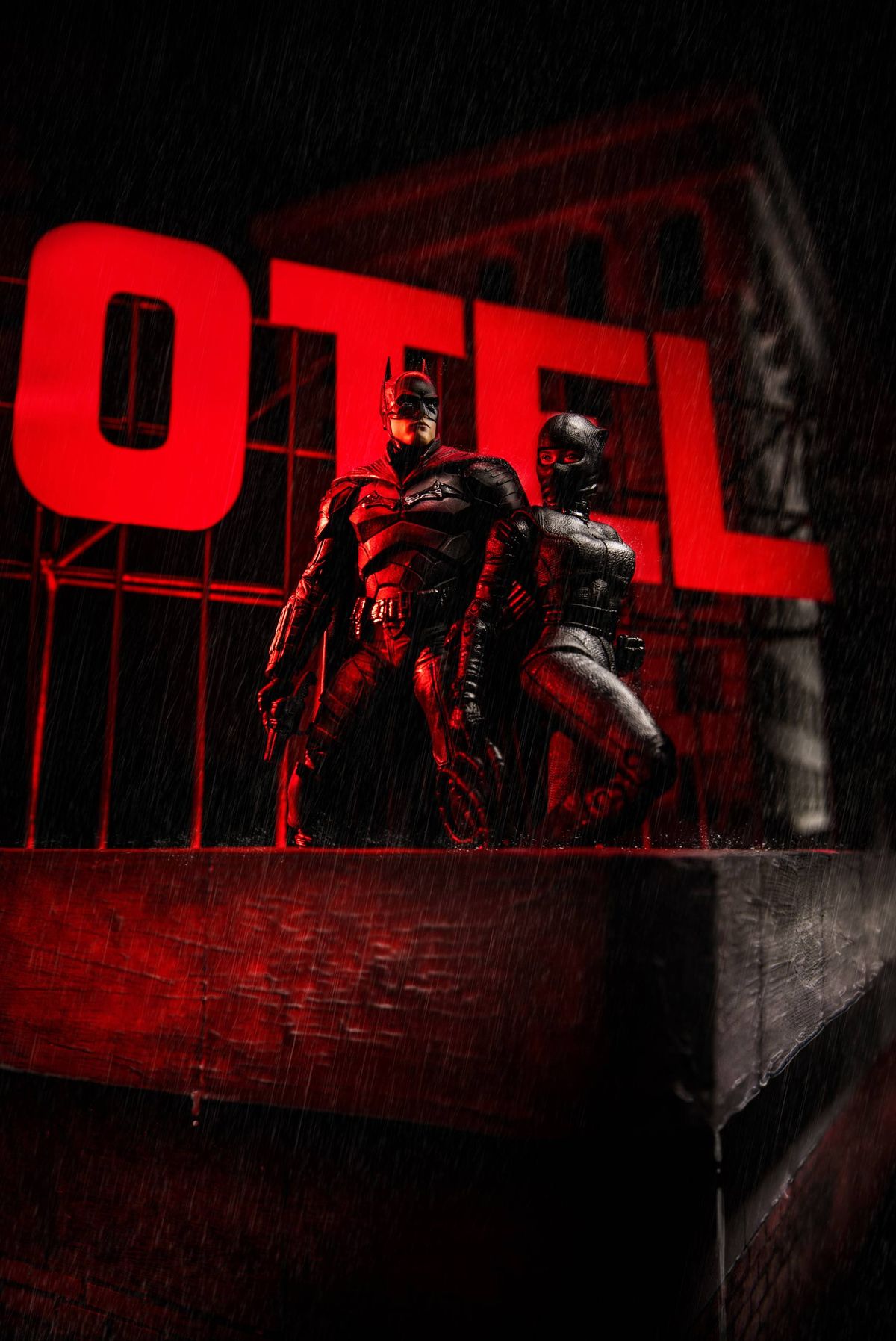 @Cizzle_D_Vizzle, "The Batman and Catwoman", featuring @McFarlane_Toys_Official