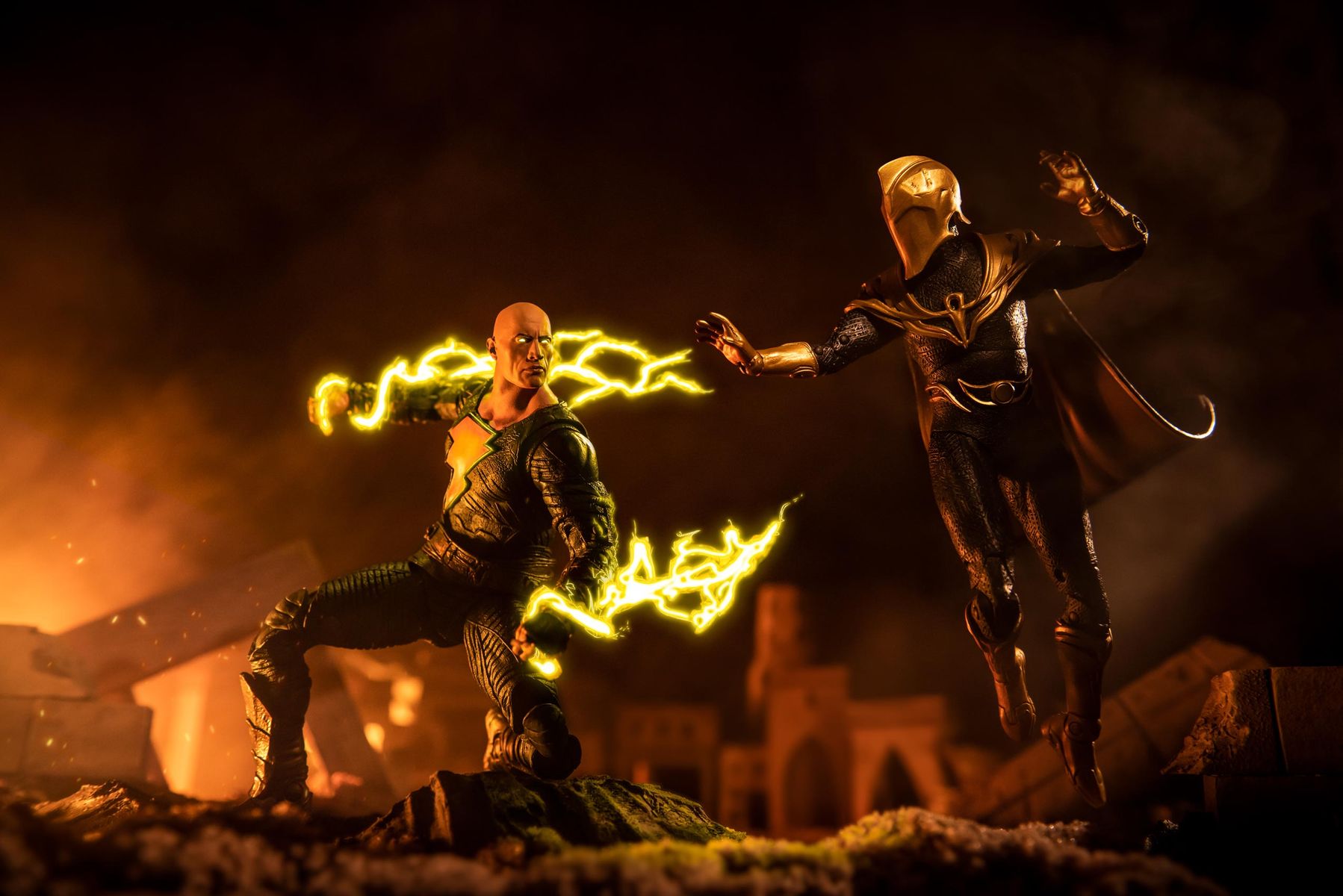 @Cizzle_D_Vizzle, "Black Adam" for DC Comics, featuring @McFarlane_Toys_Official