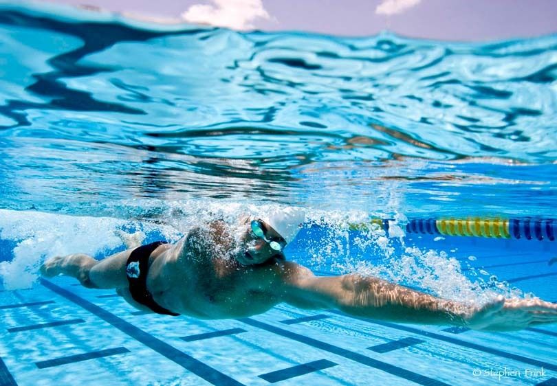 Swimmer performing Freestyle Stroke