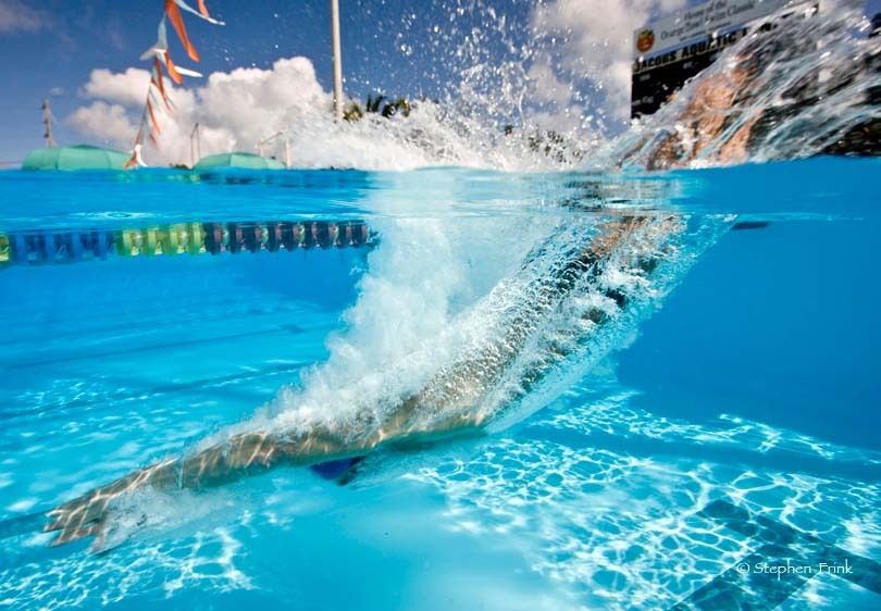 Pool Training for Olympic Hopeful