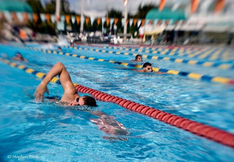 Pool Training for Olympic Hopeful