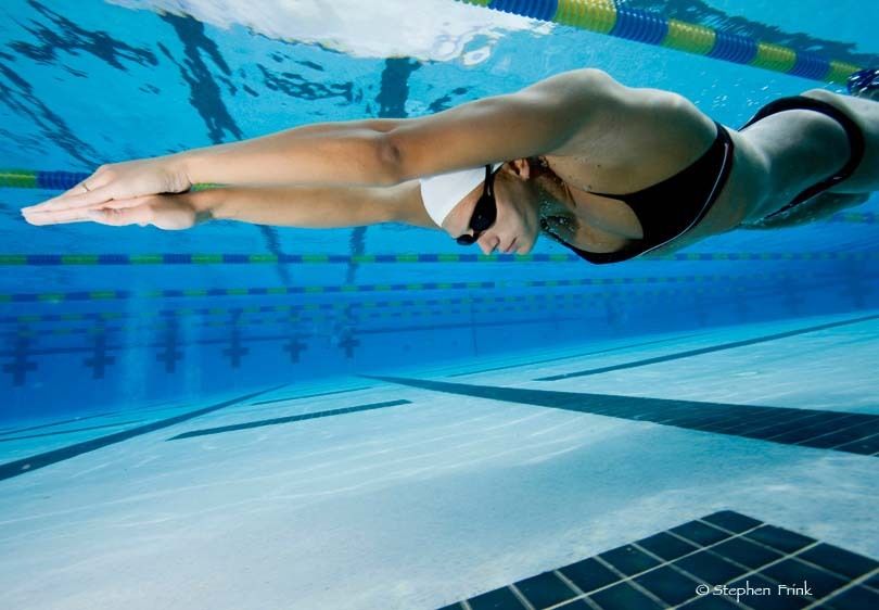 Pool Training for Olympic Hopeful