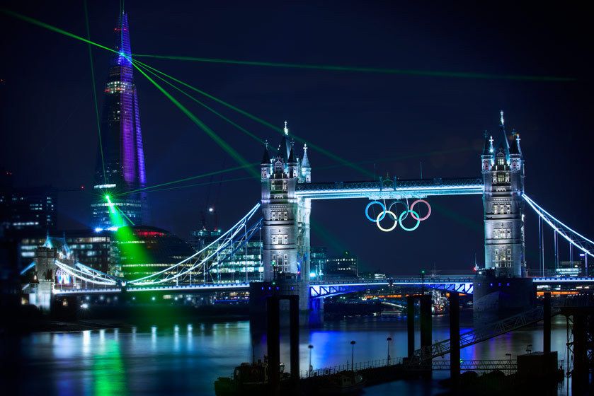 The Shard opening ceremony.
