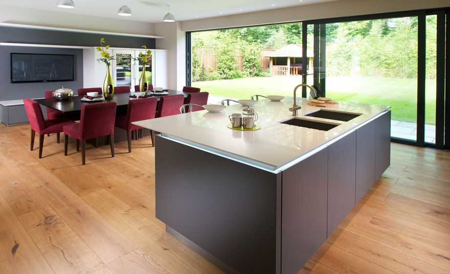 contempory modern kitchen/diner