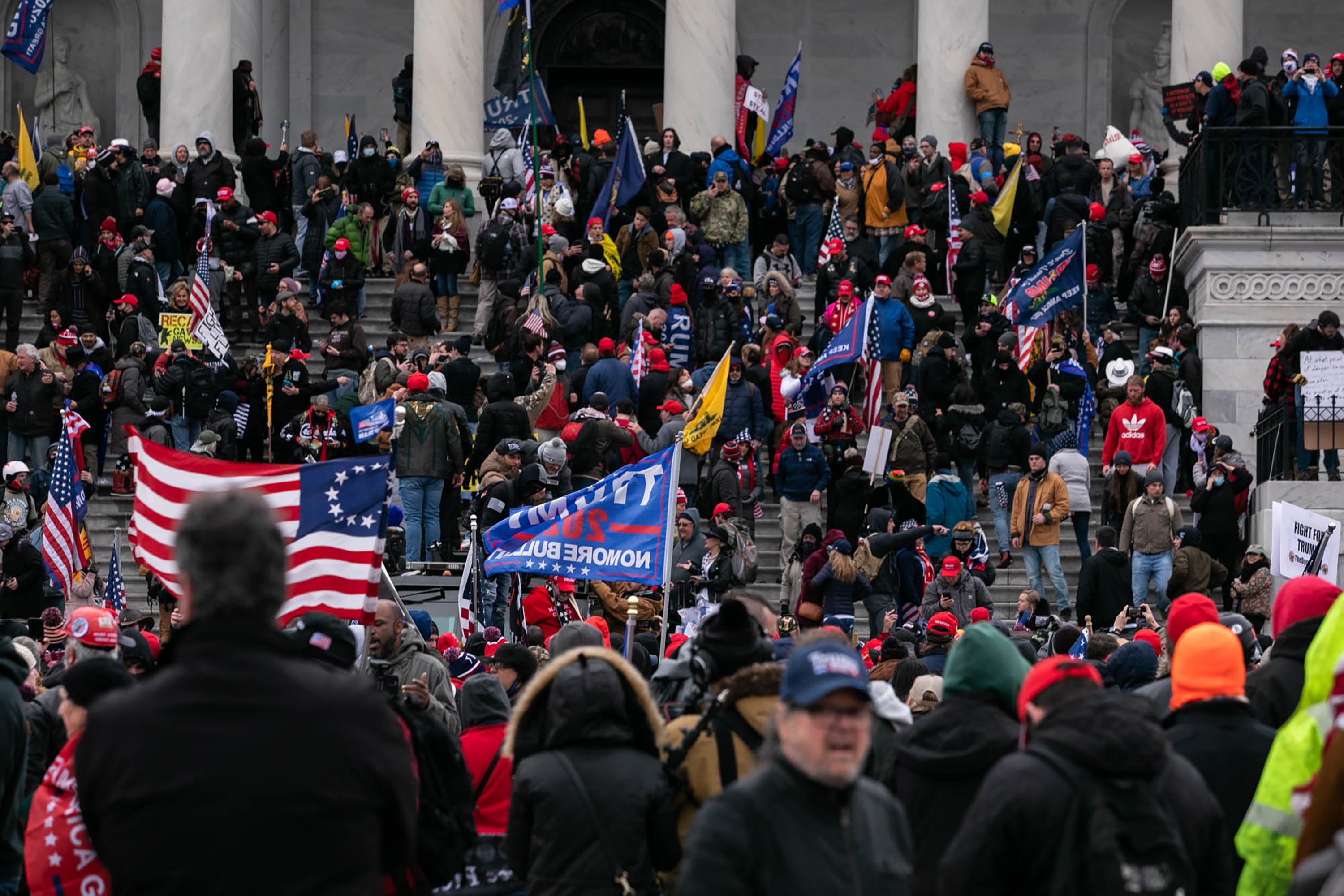 Trump supporters storm the US Capitol