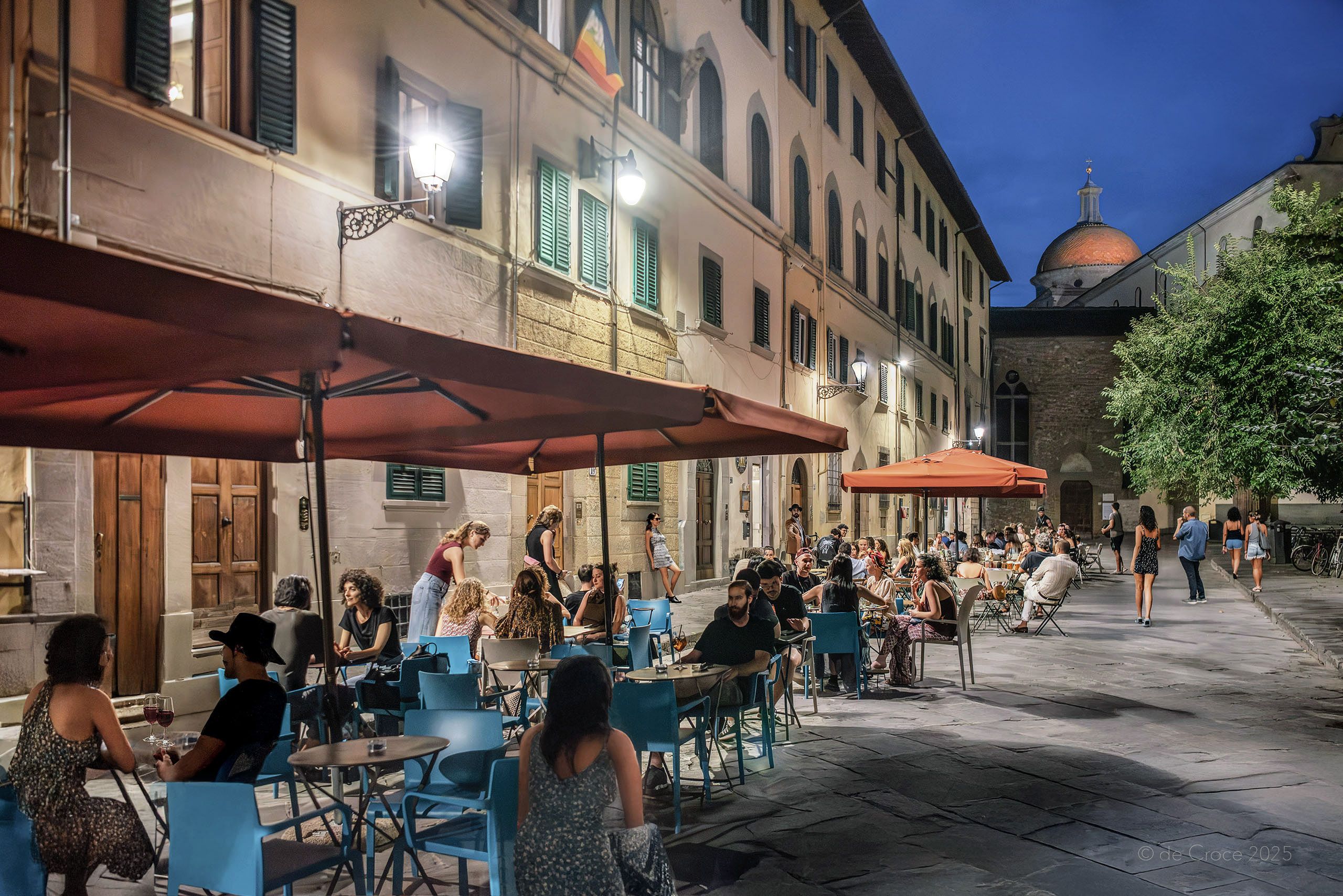 Firenze Italy Summer Street Cafe Travel Photography