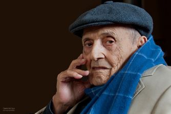 Portrait of elderly business man in studio. Business Portrait Photography