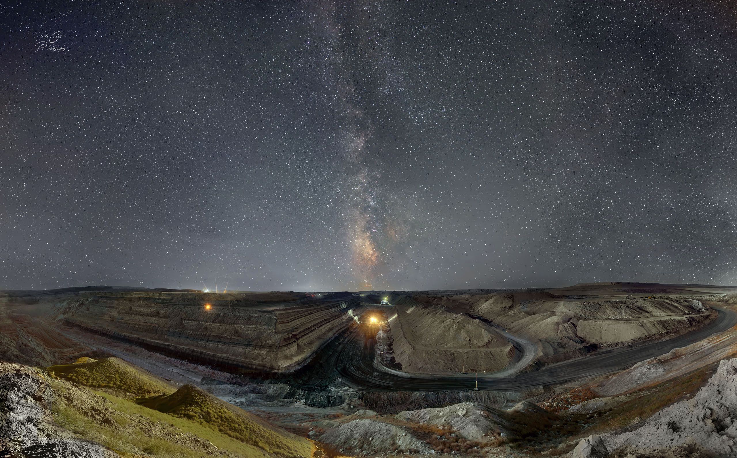 Coal Mine Photography Night Stars