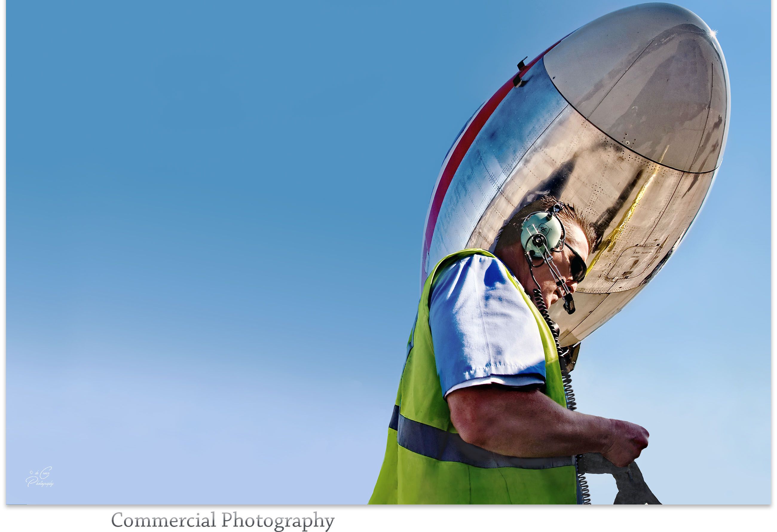 Airport Worker - Commercial Photography