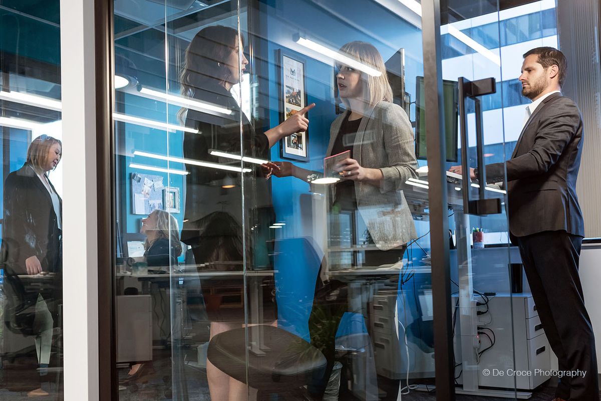 Office business action in advertisement photography. Business Action Photography