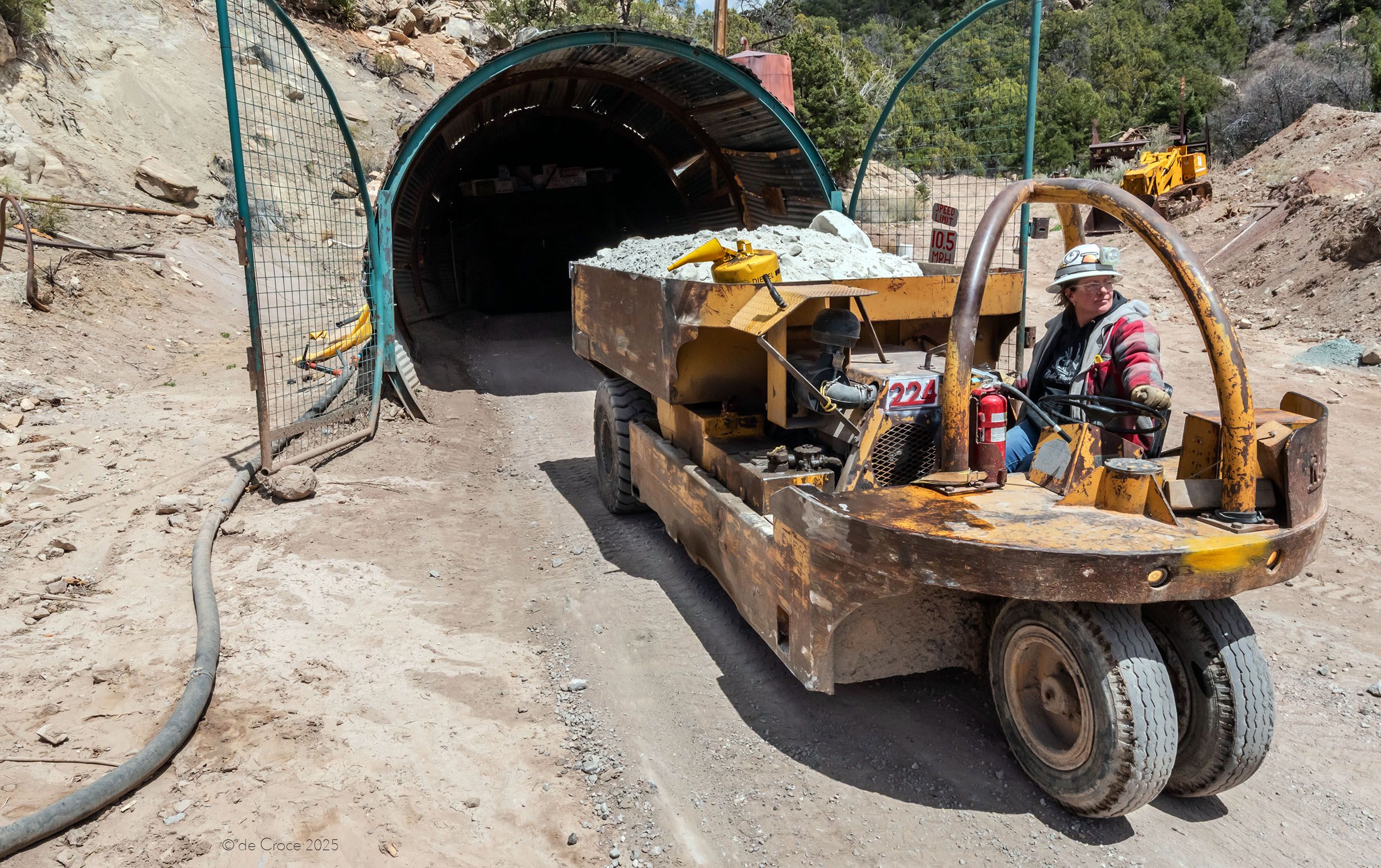 Underground Uranium Mine Entrance