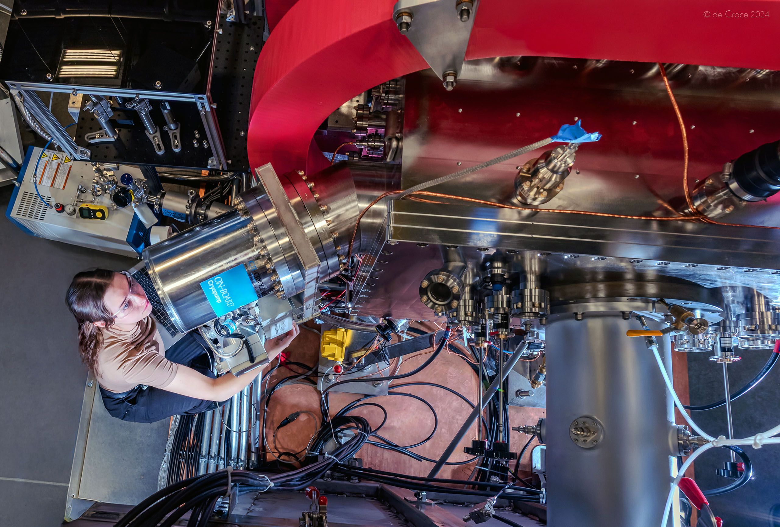 Nuclear Fusion LPK engineer 2024. Photographed by Edward C. Decroce (American born 1954). Xcimer Energy
