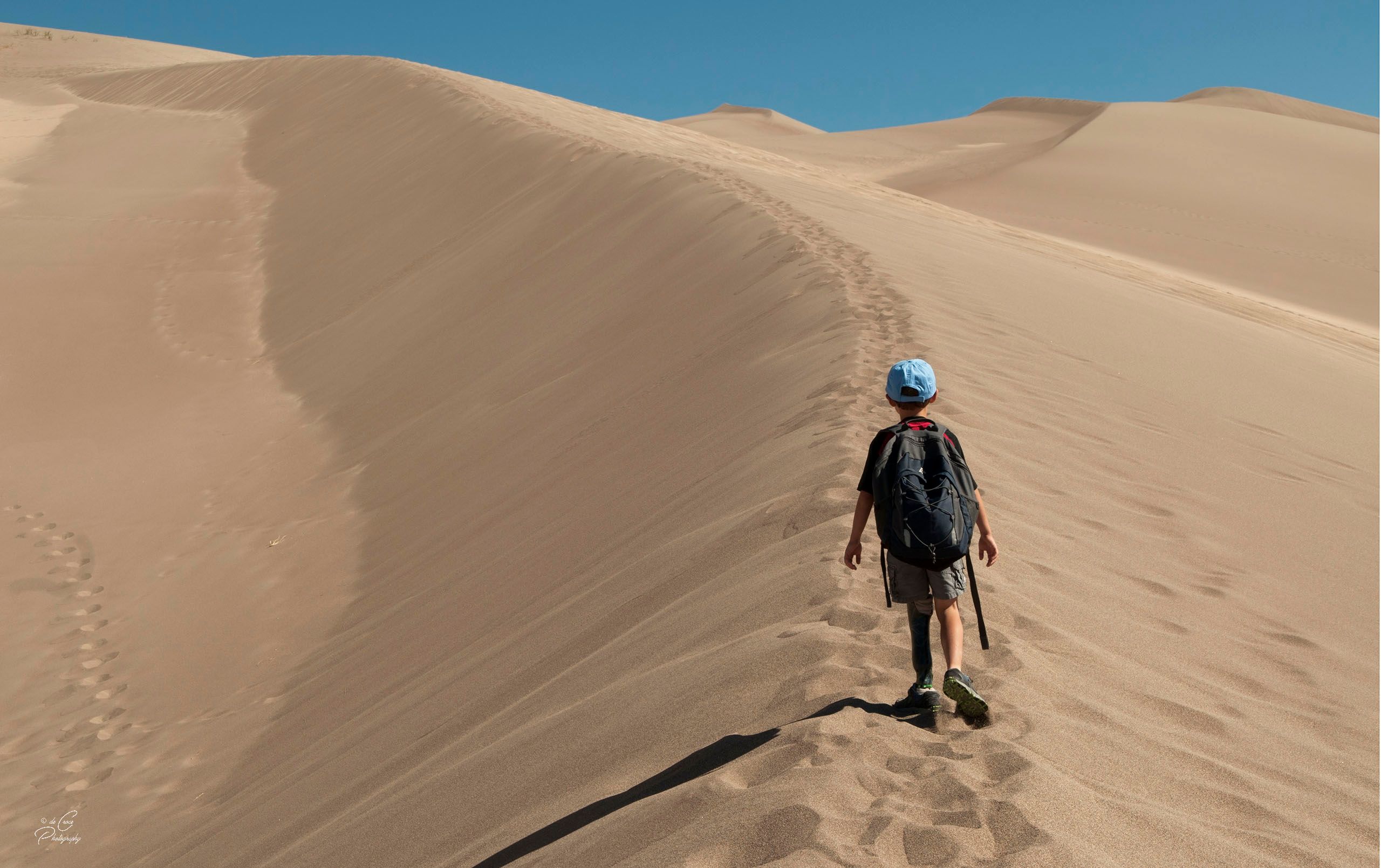 Sand Dune Prosthetic Leg Hike