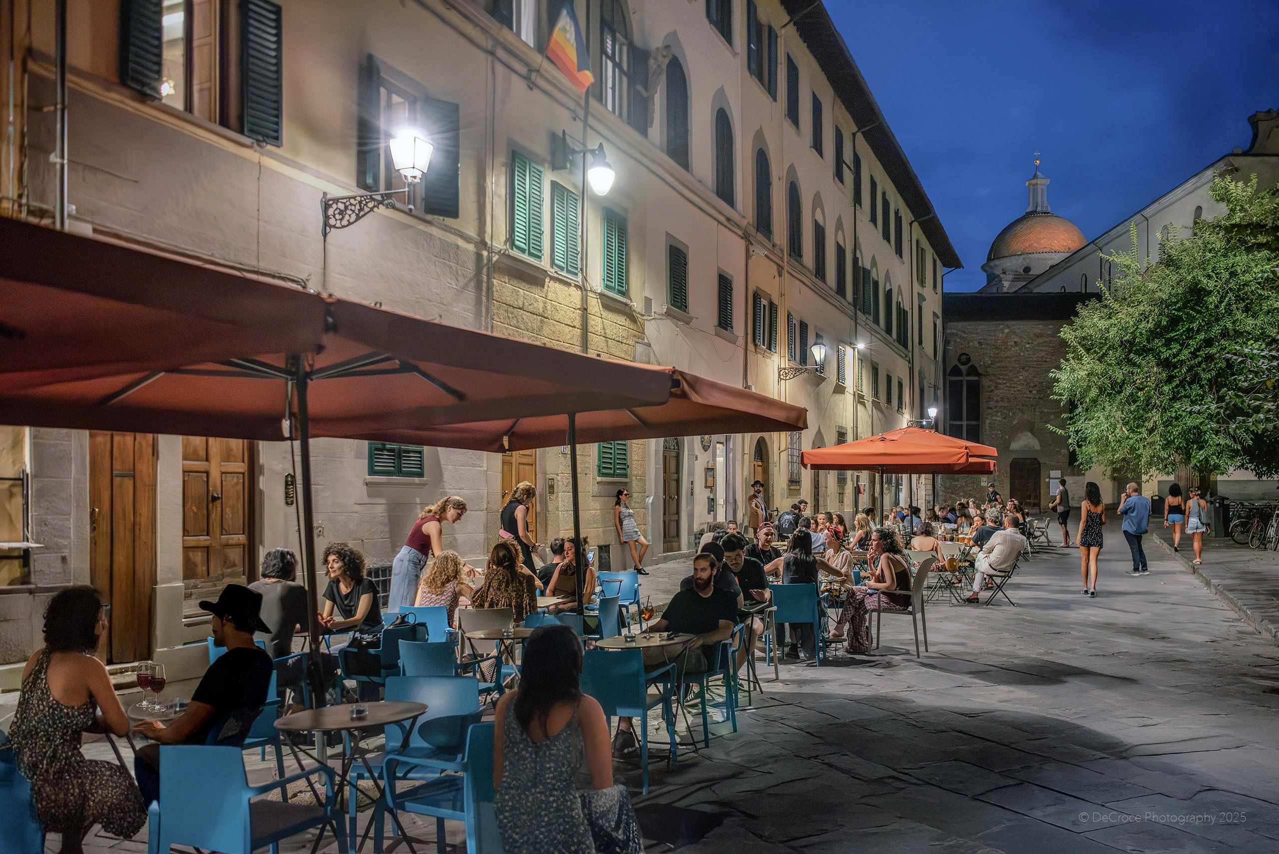Impressionist Photography Italian Cafe Life