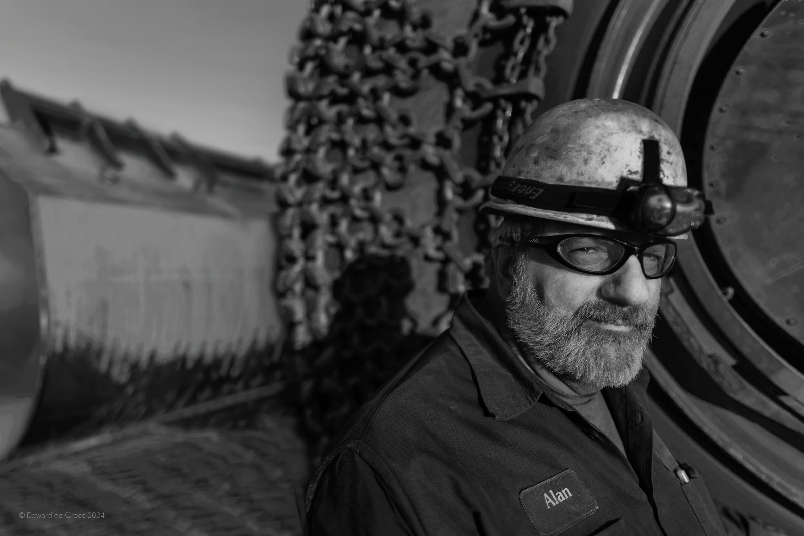 Portrait Of A Coal Driver - Wyoming