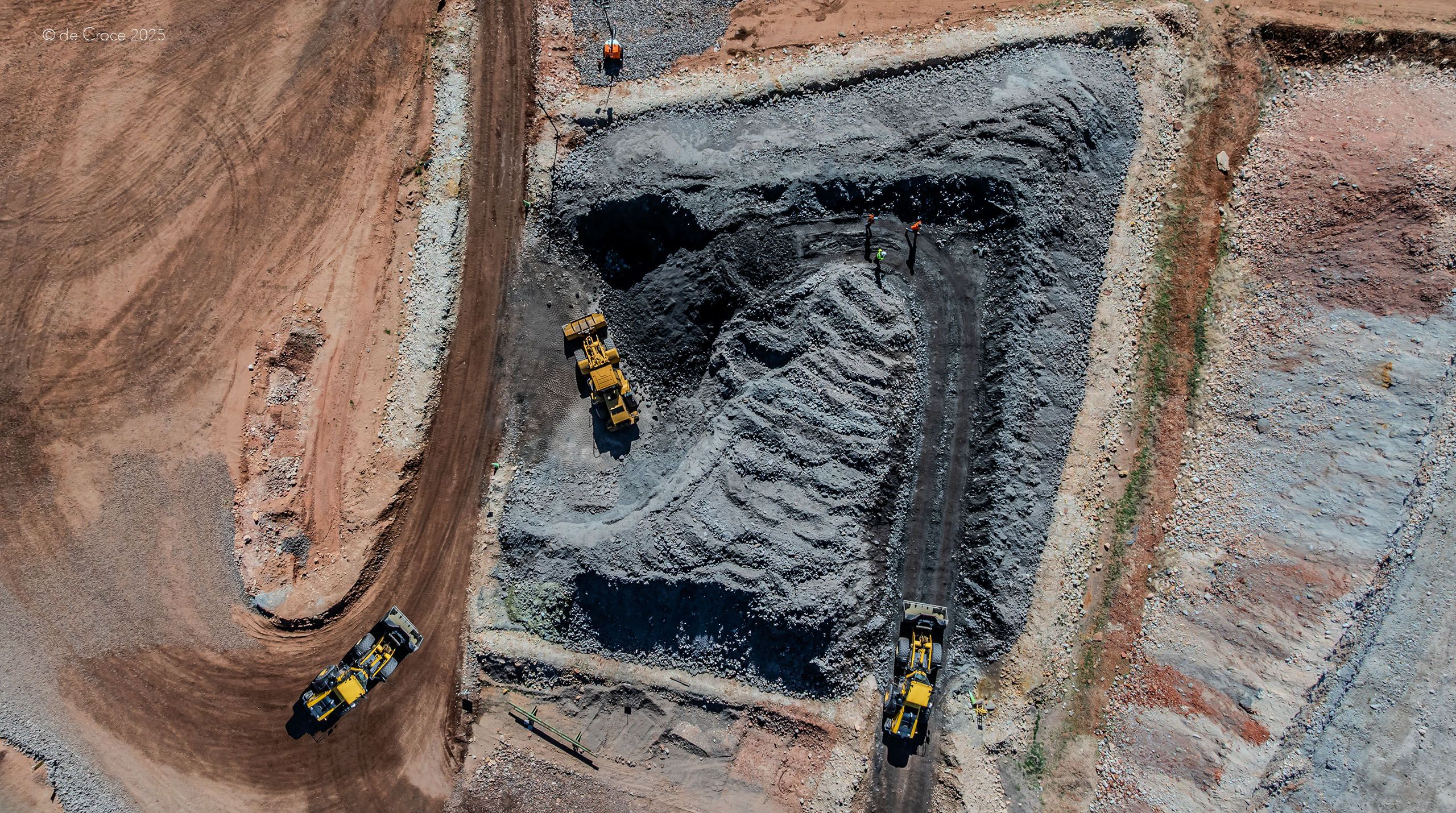 Radiometric sorting of uranium is illustrated from areial drone photographer in this industrial mining photography. Commercial Mining Photography - Radiometric Sorting Uranium - Arizona.jpg