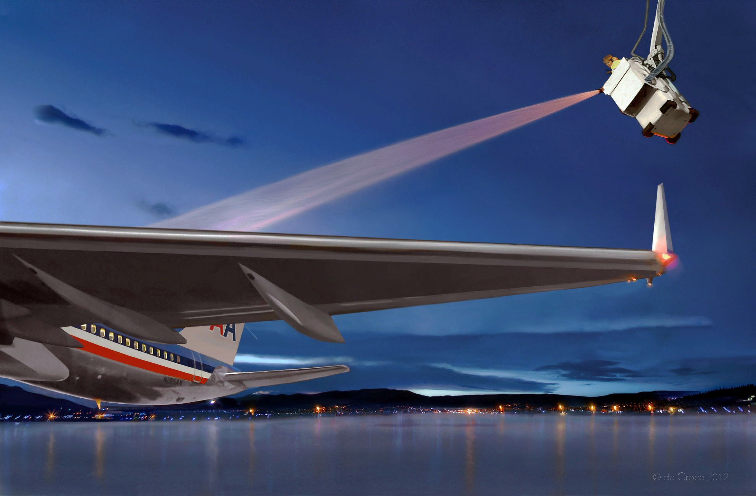 Commercial Photography - Airport Deicing Colorado