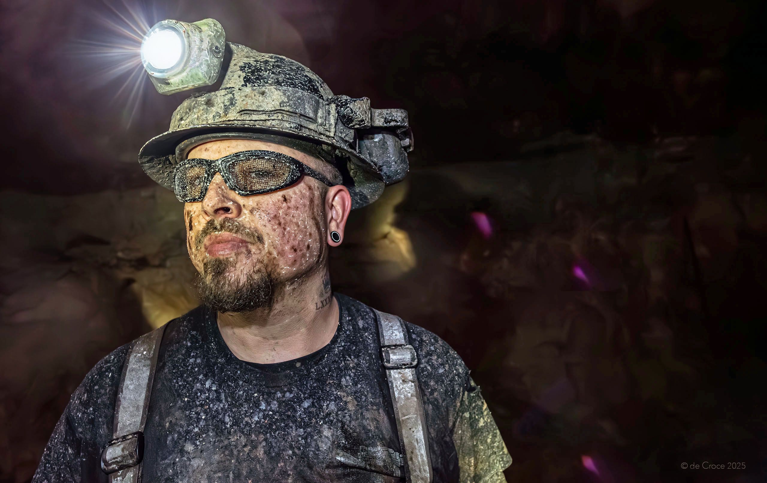 Miner Underground Portrait - Utah